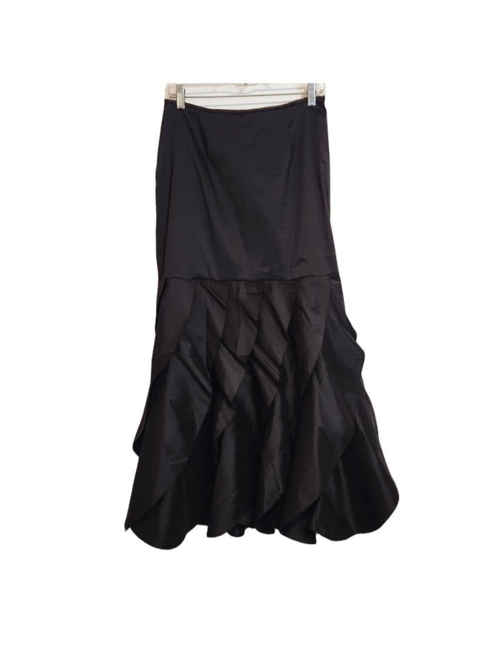 KM Collections Black Maxi Mermaid Skirt Size 8